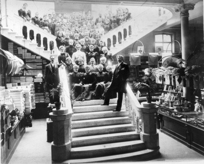 The staff of Anderson and McAuley’s department store