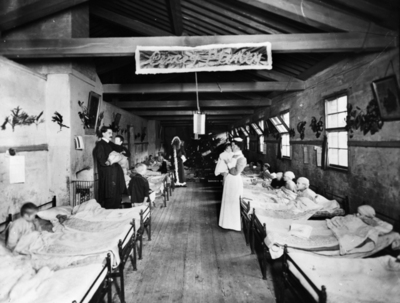 Christmas Day in the children’s ward of Belfast Workhouse