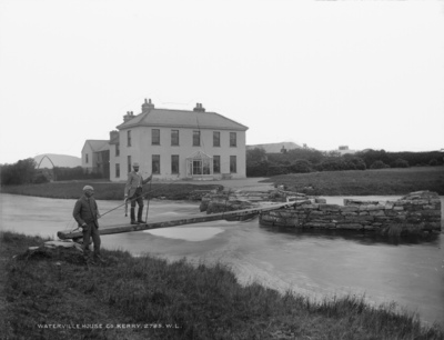 Fishing in front of Waterville House
